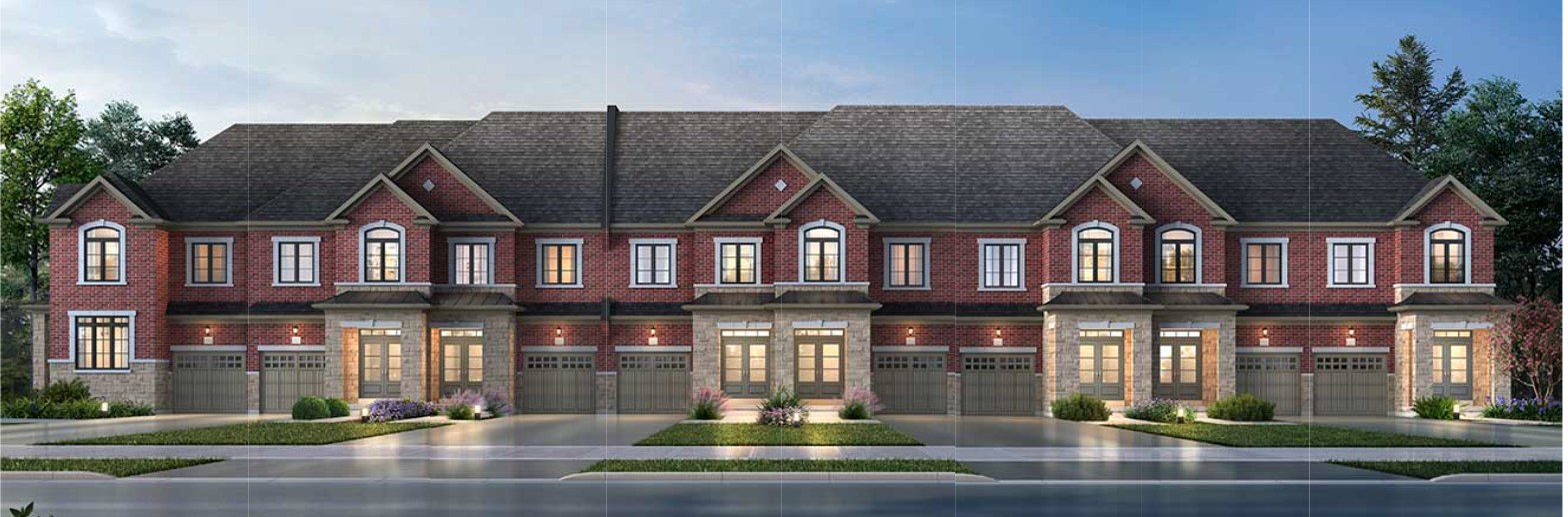 Bayview Heights Town Block Elevation C rendering