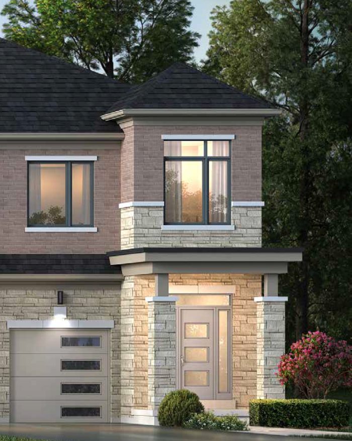 The Katherine (End) model rendering at Bayview Heights